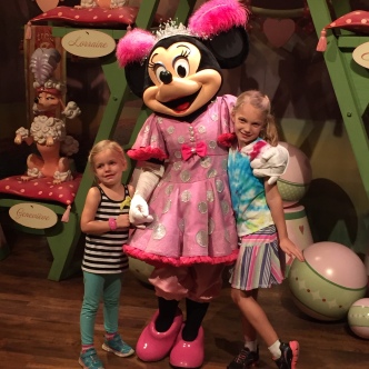 The girls with Minnie